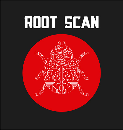 Root Scan LOGO and Post Design cybersecurity design graphic design illustration instgram logo social media vector