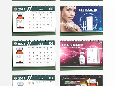 Calender happy new year design graphic design illustration