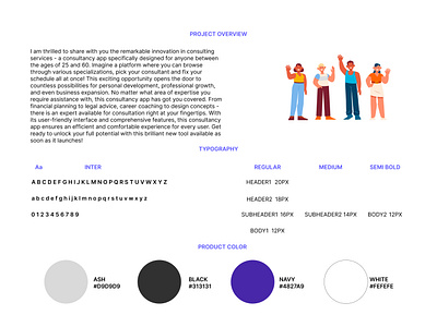 Consultancy App Overview app design graphic design ui uiux