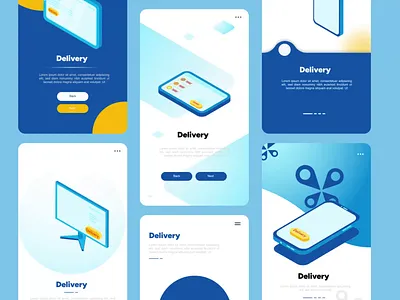 Delivery Food animation design icon illustration iso logoanimation motion graphics ui ux