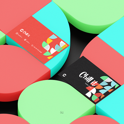 Chillit Business Card art branding design graphic design illustration logo minimal