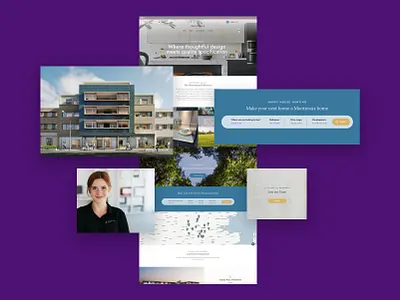 Montreaux Homes Web Design digital design ui ux web design website