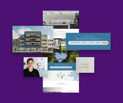 Montreaux Homes Web Design digital design ui ux web design website