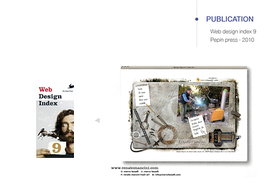 Publication on "Web Design Index 9" publication web design