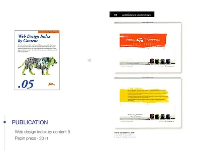 Publication on "Web Design Index by Content 5" publication web design