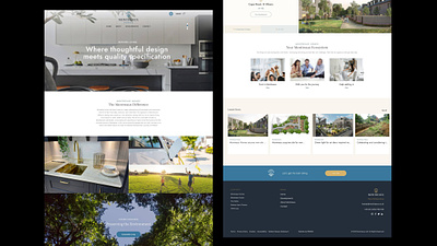 Montreaux Homes Website Design design digital design ui ux web design website