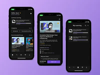 Educational app app app design design education educational app edutech learning mobile app mobile learning school teacher ui