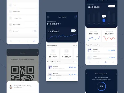 Finance Banking App UI Design app design app development finance app mobile app design mobile application ui ui design