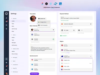 Material You Design System 💬 Forms & Inputs app components design figma kit material material design material you system ui you