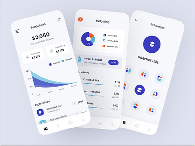 Investment Mobile App UI KIT figma graphic design kits landing page ui web website