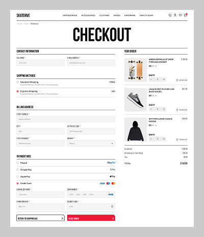 Checkout Page | Ecommerce Website add to cart cart check out checkout checkout page clean ui design ecommerce ecommerce website minimal shopping ui ui design website