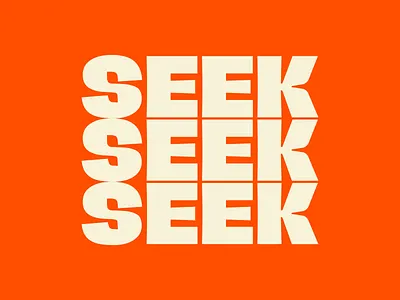 LOGO/BRAND IDENTITY REDESIGN FOR SEEK abstract adobe bold brand brand design brand identity branding branding design clean dating app design graphic design illustration logo logo branding minimal motion graphics simple street style ui