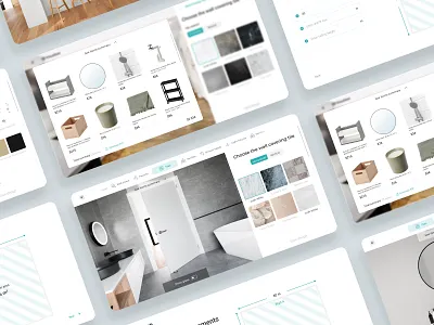 Revo Remodeling 3D Visualiser 3d agency design drag and drop editor interior renovation saas ui ux visualizer web app web design