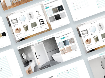 Revo Remodeling 3D Visualiser 3d agency design drag and drop editor interior renovation saas ui ux visualizer web app web design