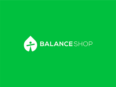 Balance balance beauty branding double meaning health leaf logo shop simple