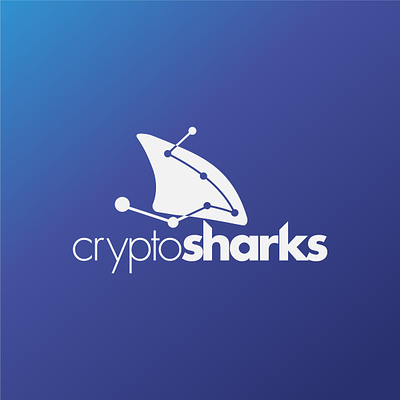 Cryptosharks Logo (2018) brand identity branding design graphic design logo logodesign