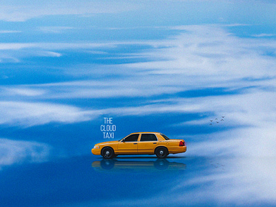 The Cloud Taxi -Take ride into the clouds and see the world from compositing creative design editing imageblend imagemanipulation manipulation photoediting photomanipulation photoshop