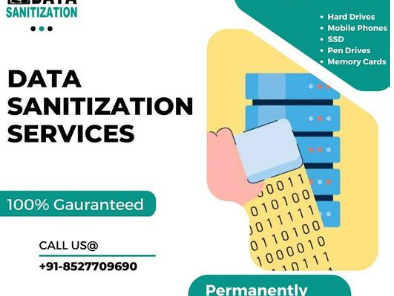 Professional Data Sanitization Services by Data Sanitization on Dribbble