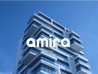 Amira Real Estate Logo Design branding design flat graphic design illustration illustrator logo mininal modern real estate vector