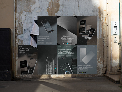 Marcus by Goldman Sachs — Brand Identity bank clean design ermakov fintech gradient graphic design minimal noise typography