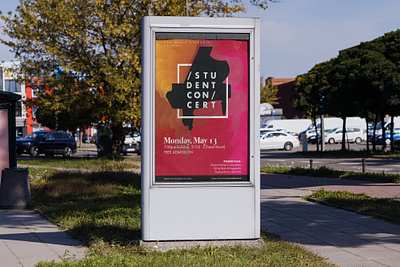 CSM Student Concert (2018) design event flyer graphic design poster