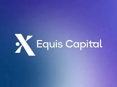 Equis Capital Logo Concept branding capital gradient gradient texture logo logo concept real estate