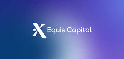 Equis Capital Logo Concept branding capital gradient gradient texture logo logo concept real estate