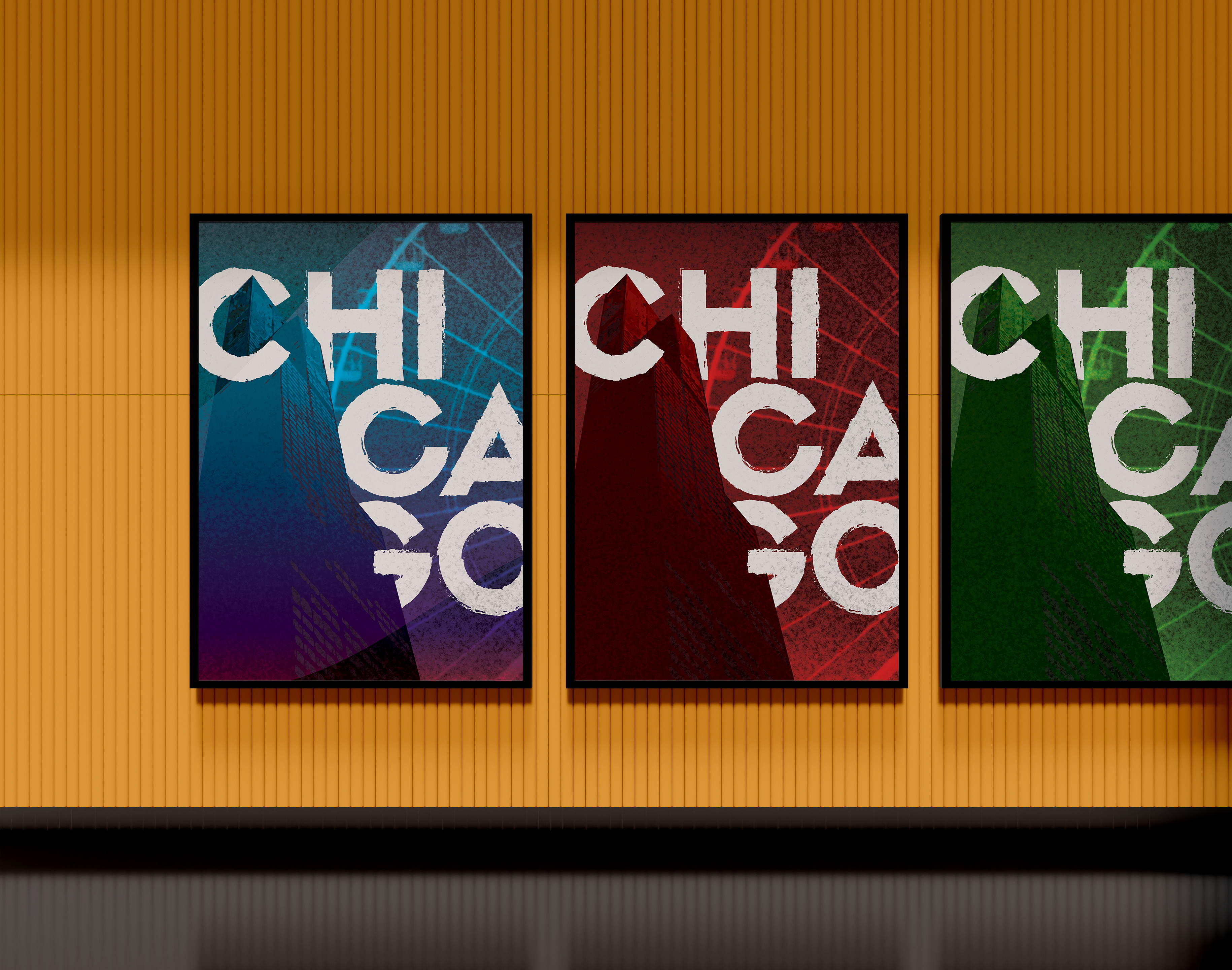 Chicago Poster (2018) graphic design illustration poster design typography