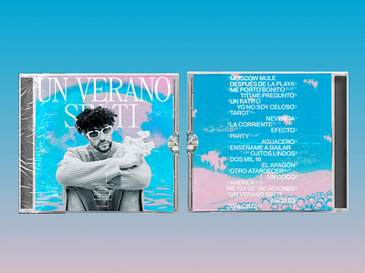 Music album cover design blue palette branding cd cd disk design graphic design music album cover ui