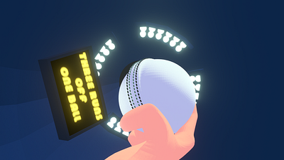 The Winning Shot 3d animation blender cricket eevee motion graphics