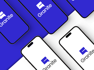 Granite Logo Design app branding illustration logo saas