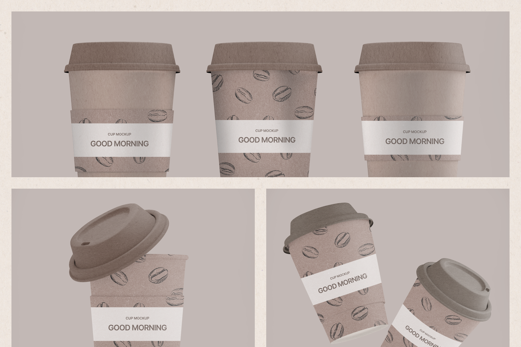 Paper Cup Mockups by Promo Graphics on Dribbble