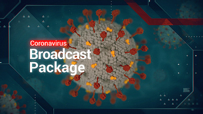 Coronavirus Broadcast Package | COVID-19 Pack (AE Template) aftereffects brand broadcast corporate covid design event intro logo motiondesign motiongraphics opener pack production promo slideshow social template titles typography