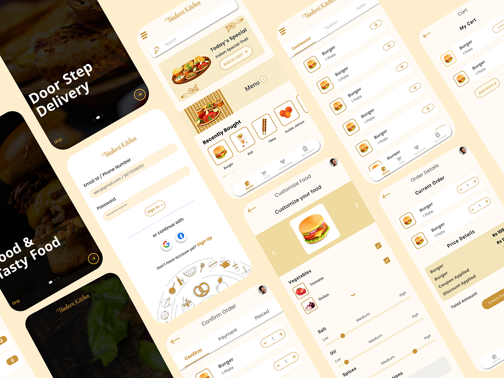 Fast Food App designs, themes, templates and downloadable graphic ...