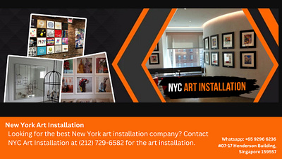 New York Art Installation design graphic design