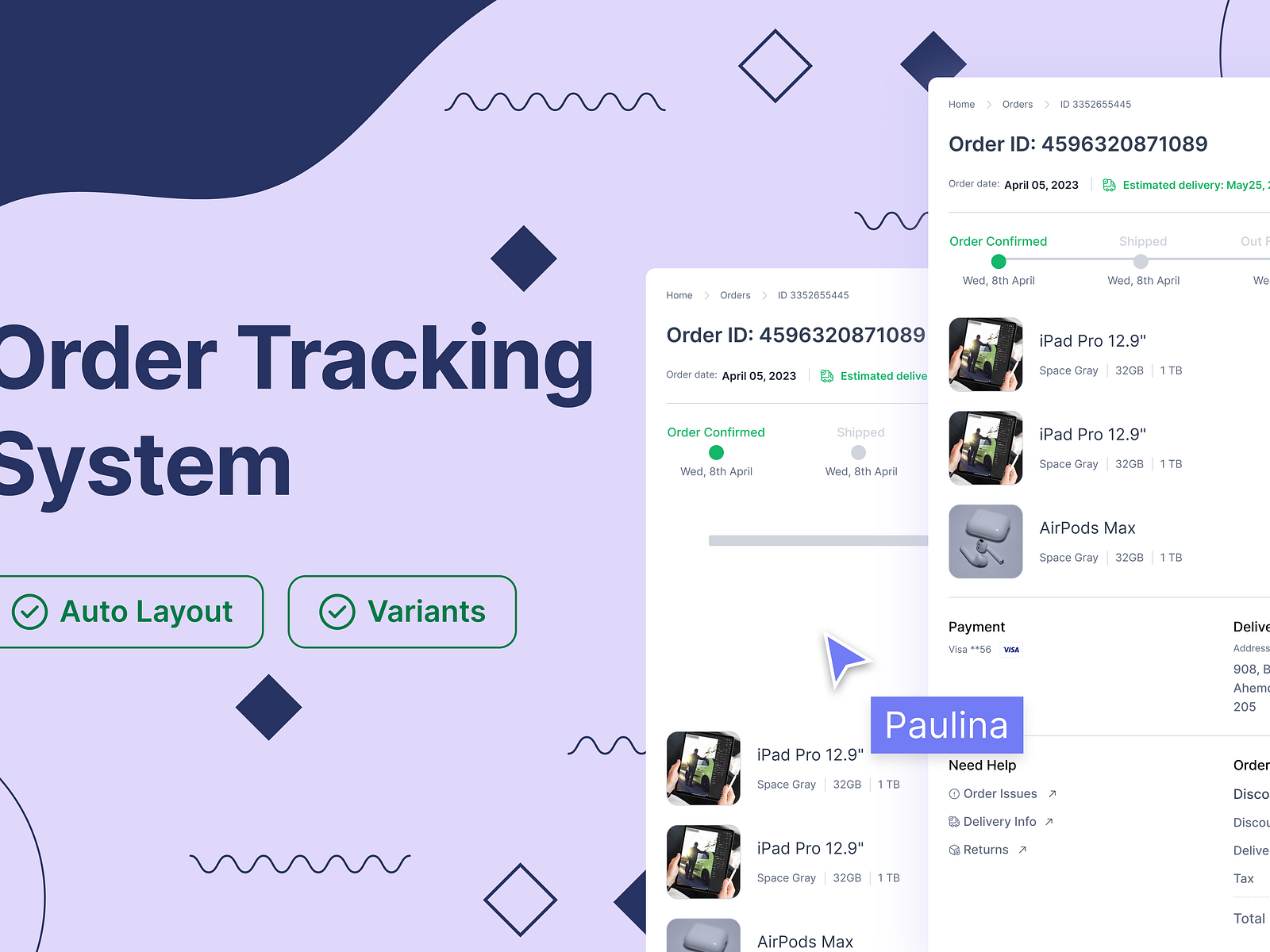 Order Tracking System UI by Initio TechMedia Pvt Ltd on Dribbble