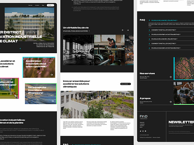 Find 02 | Website Overview Layout design devlopment homepage ui ux uxui webflow website