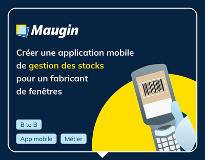 App mobile de gestion de stocks pour un fabricant app mobile b to b user research ux