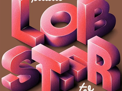 Lobster Studio animation illustration lettering typo typography