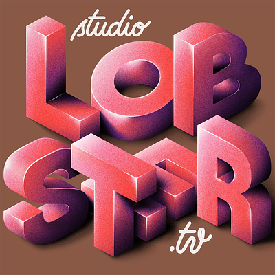 Lobster Studio animation illustration lettering typo typography