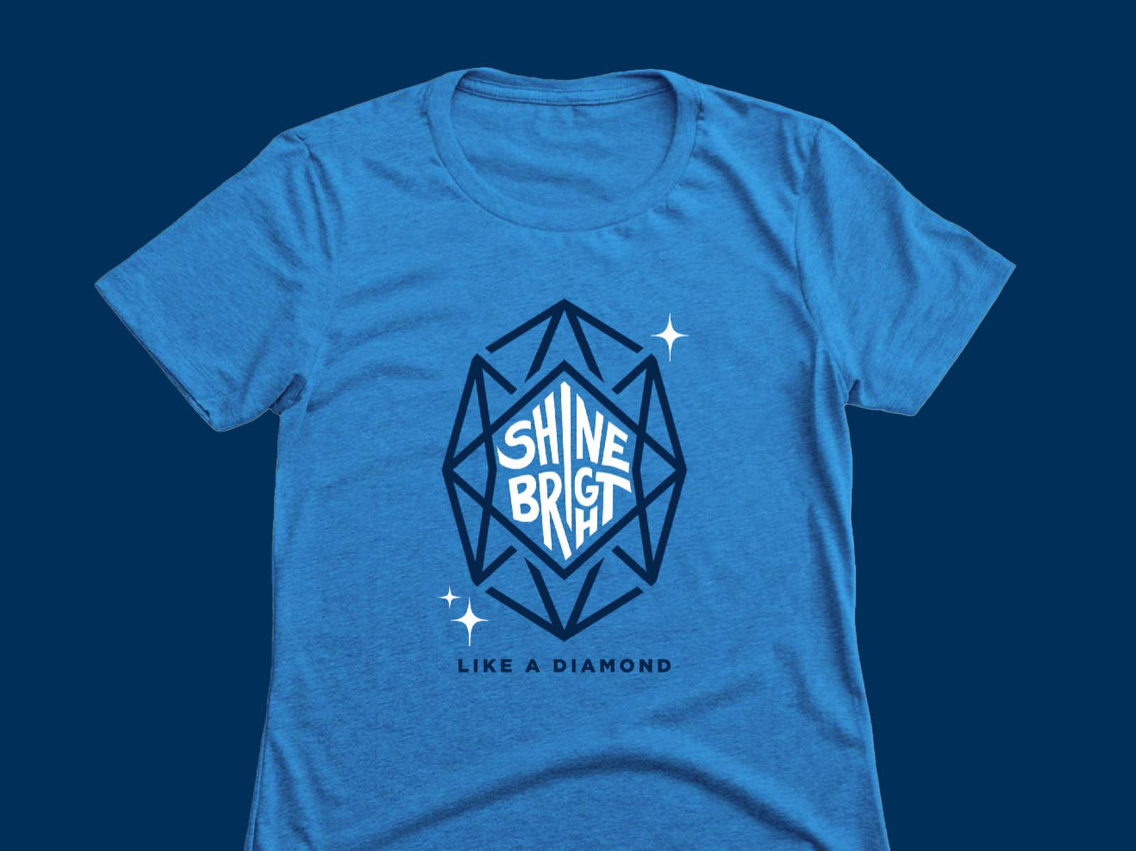 2023 SHE Week Shirt Designs apparel blue bold branding bright brilliance diamond disco empower event hand illustration jewel lettering purple she shine typography week women