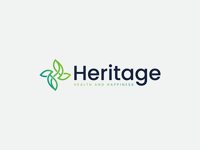 Heritage Health Logo Design brand design branding care creative logo custom logo graphic design health hospital letter logo logo medical medicine