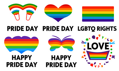 Pride Day and LGBTQ Logo Design branding creative logo design lgbtq right logo logo logo design logo design concept pride logo
