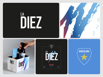 La Diez - Beer Branding brand brand application branding graphic design logo visual identity