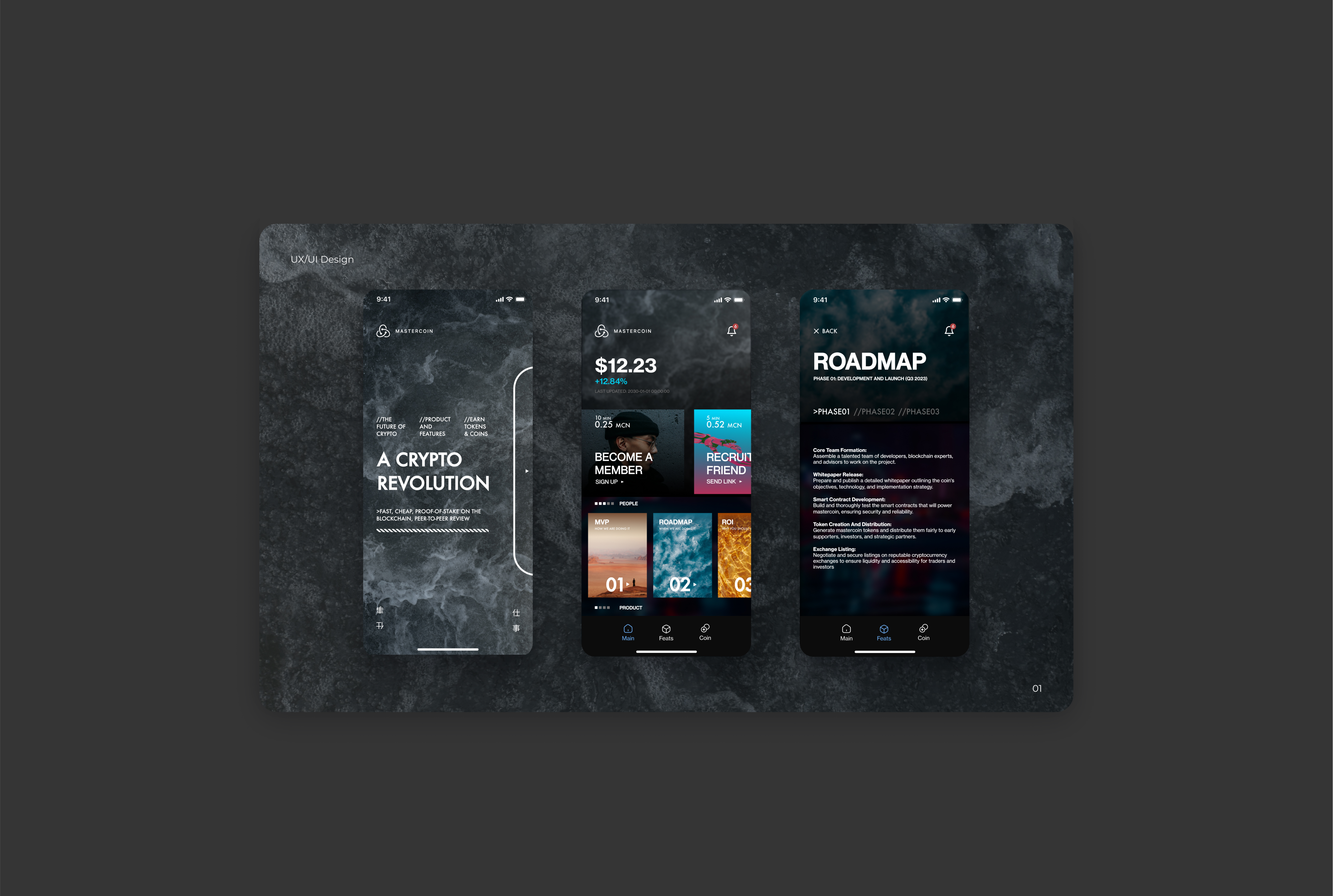 UX & UI / Crypto Project design ui ux