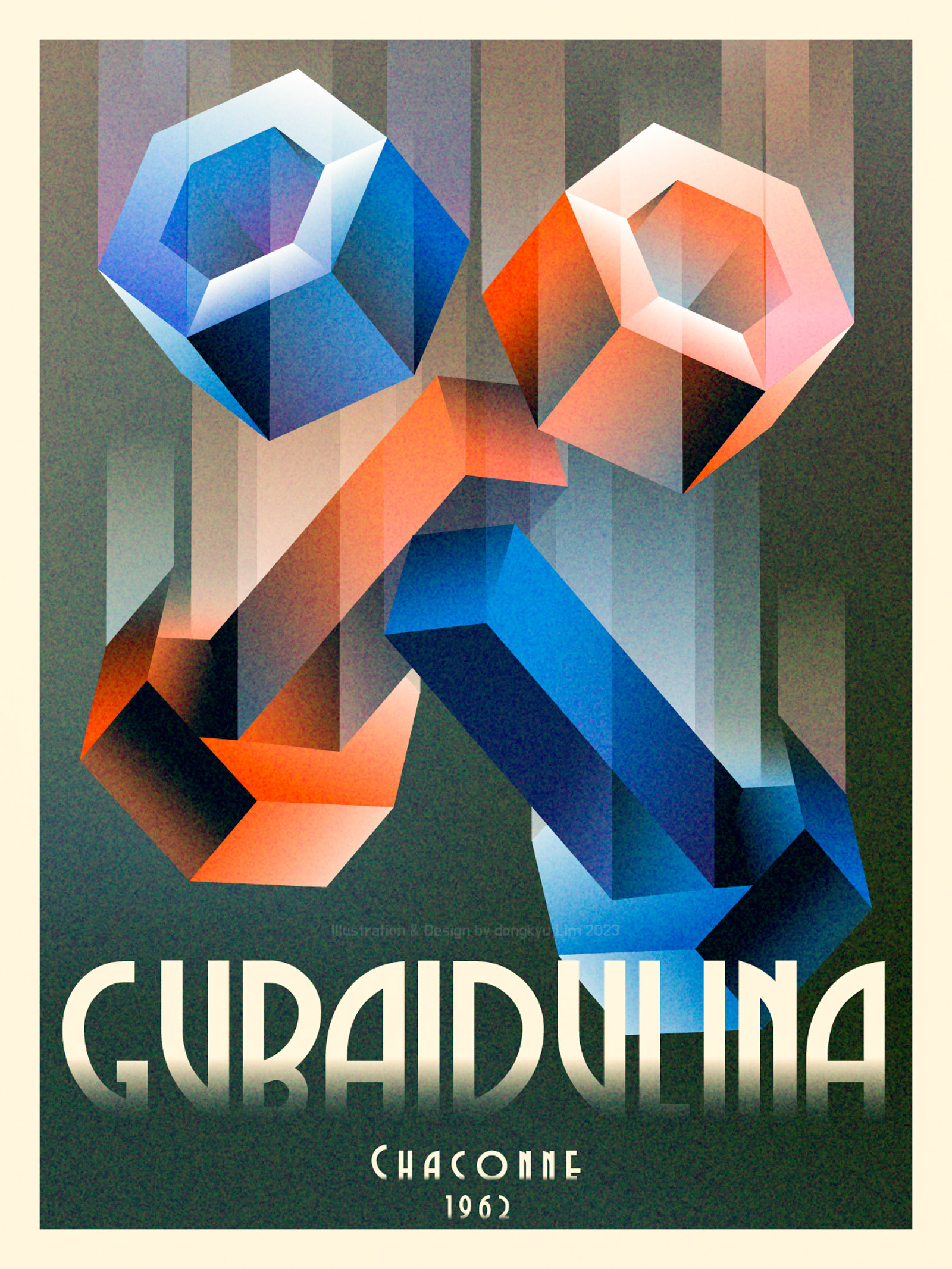 Gubaidulina - Chaconne (1962) abstract architecture classic music contemporary dissonance grain illustration modern music soviet texture
