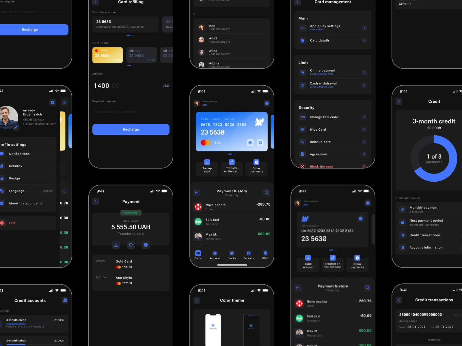 Bank Grant Mobile application by Vladislav Diadchenko on Dribbble