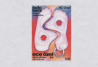 Постер для вечеринки в честь запуска интернет-радио beograd chrome design graphic design kc grad logo music photoshop poster design radio