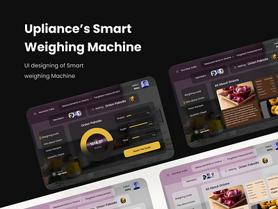 Smart Weighing Machine design ui userinterface webapp