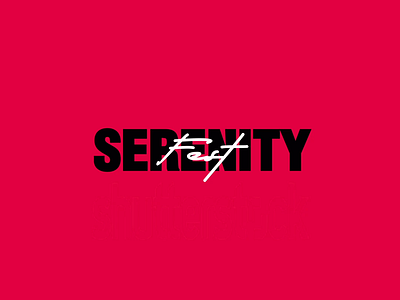 Serenity Fest animation branding design graphic design logo motion graphics typography